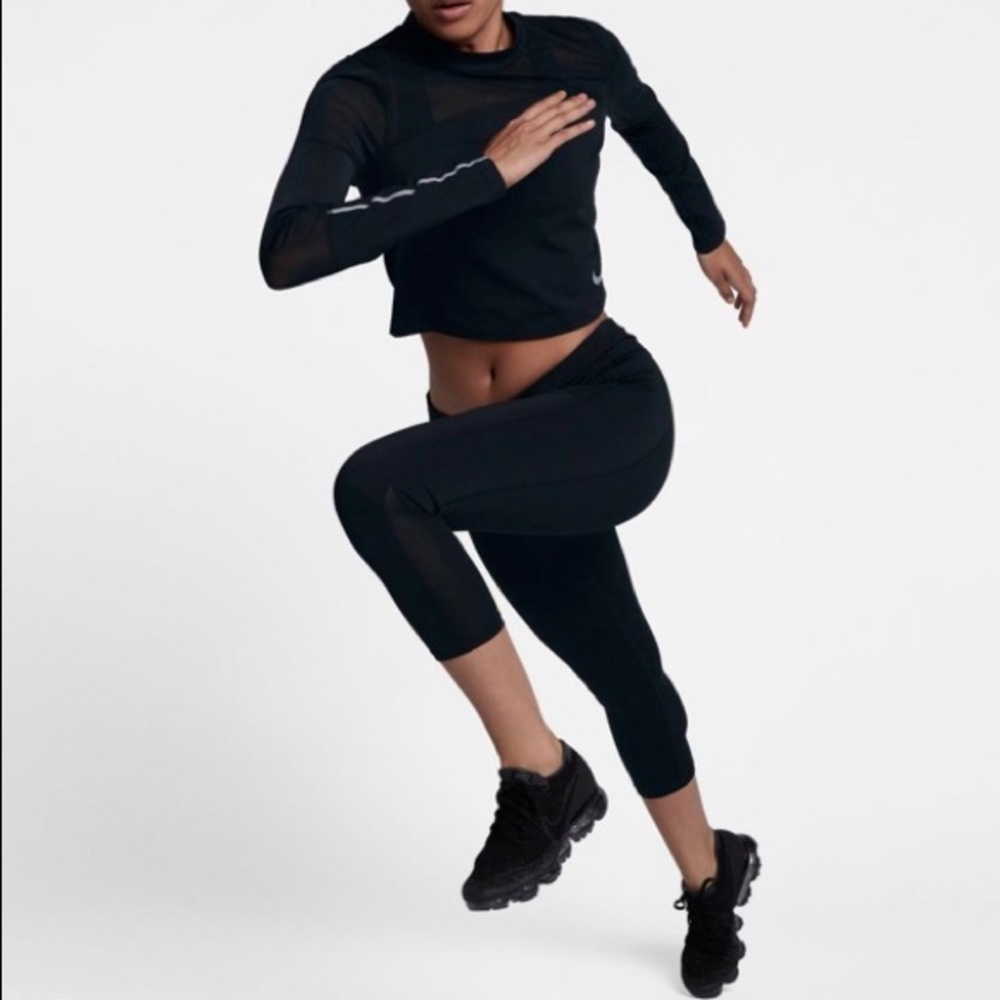 Nike Power DRI-FIT Running Cropped Leggings NWT!